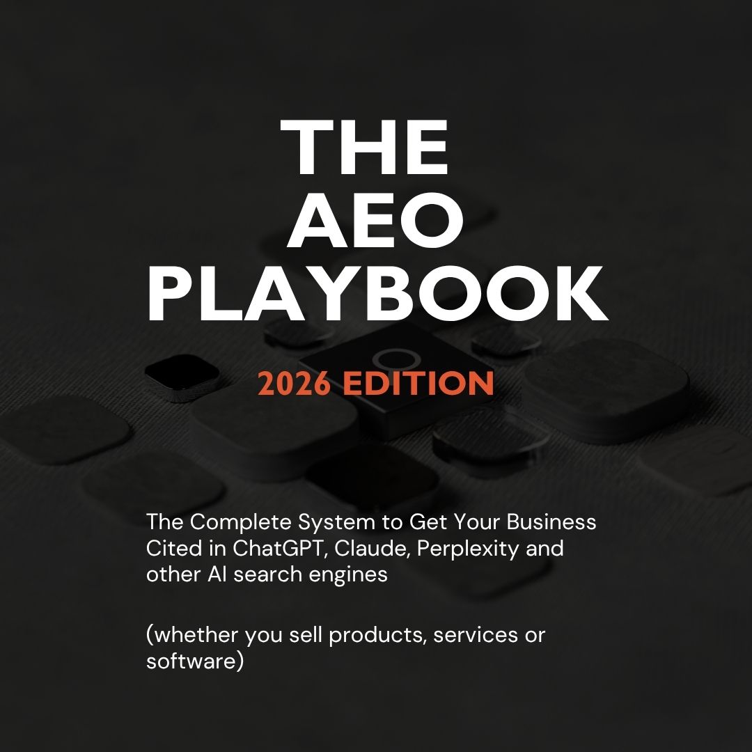 The AEO Playbook — 2026 Edition cover